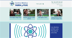Desktop Screenshot of centromedicofabraypuig.com