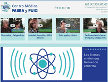 Tablet Screenshot of centromedicofabraypuig.com